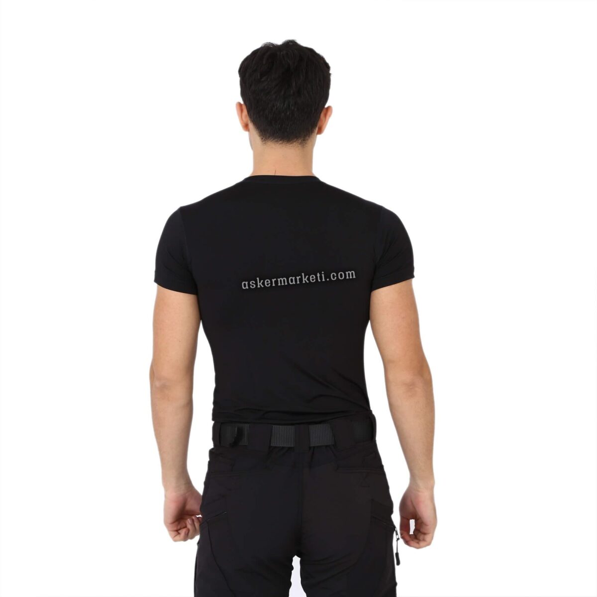 siyah kisa kol micro tshirt tisort askeri malzeme2 ink