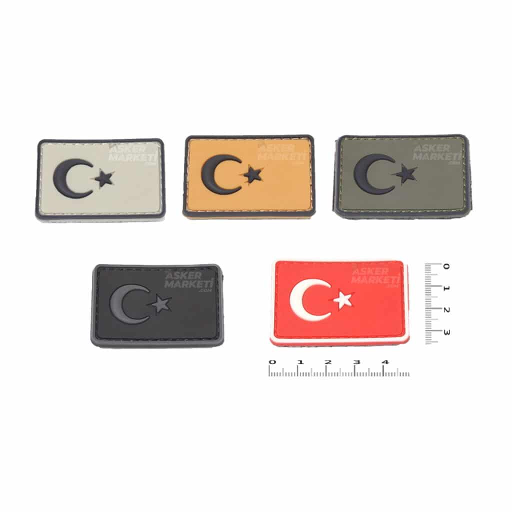 kucuk turk bayragi pec arma askeri malzeme