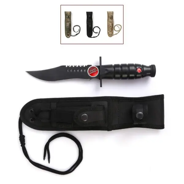 Siyah Kasatura Bıçak - Komando Bıçağı