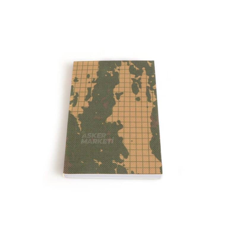 Kamuflaj Desen Cep Boy Çizgili Defter