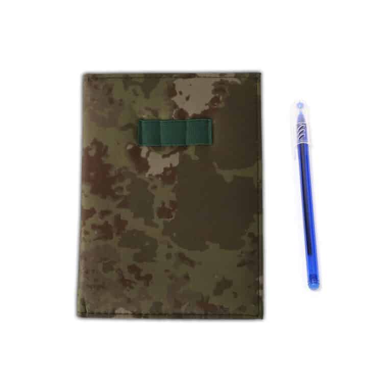 Yeni TSK Kamuflaj Kaplı Sert Kapak Çizgili Defter