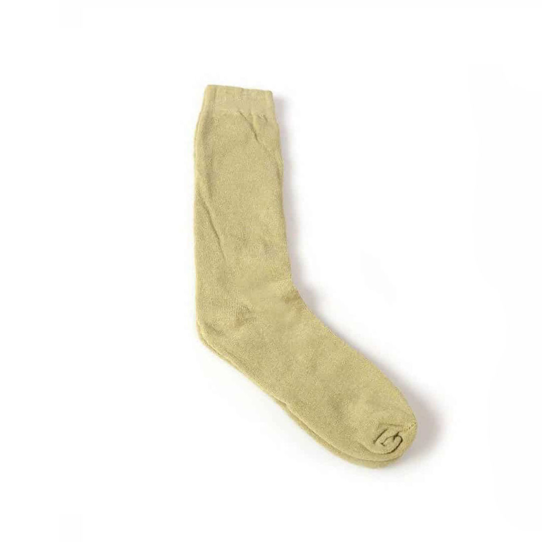 Nano Asker Yeşili Kışlık Havlu Çorap