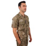 yeni tsk kisa kol kamuflaj askeri gomlek askeri giyim