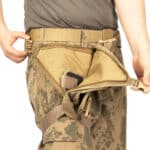 Bej Üçgen Silah Çantası – Omuz Bacak Askılı - Görsel 3