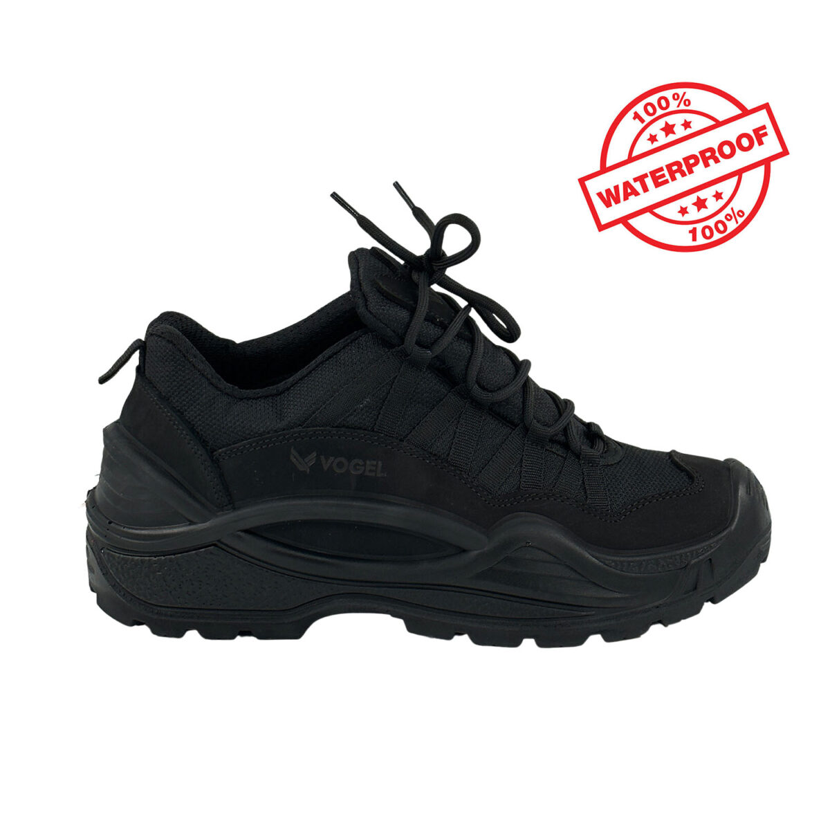 siyah outdoor ayakkabi sugecirmez waterproof vogel1493c3 logolu