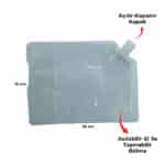 Kapaklı Sert Plastik Kamp Su Torbası 500 ml. - Görsel 2