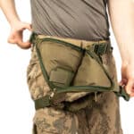 TSK Kamuflaj Üçgen Silah Çantası – Omuz Bacak Askılı - Görsel 5