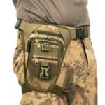 TSK Kamuflaj Üçgen Silah Çantası – Omuz Bacak Askılı