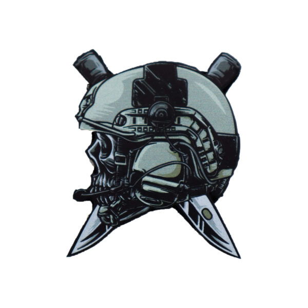 Skull Blades kafatasi bicak pec patch arma yama cirt cirtli modeller1