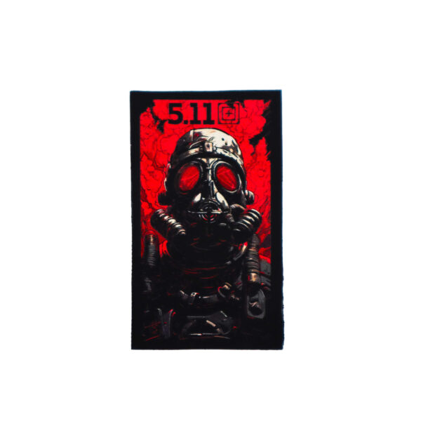 Toxic Gaz Maskeli Asker 5 11 cirt cirtli patch pec modelleri arma1