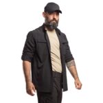 siyah Flexible Esnek Hafif Taktik Gomlek tactical