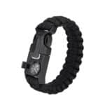 6 Fonksiyonlu Paracord Siyah Hayatta Kalma Bilekliği1