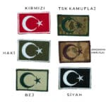 nakisli kumas turk bayragi pec arma jandarma kamuflaj kirmizi siyah bej1