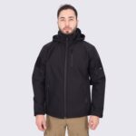 Taktik Askeri Siyah Softshell Mont