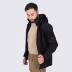 Taktik Askeri Siyah Softshell Mont