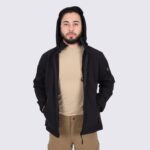 Taktik Askeri Siyah Softshell Mont