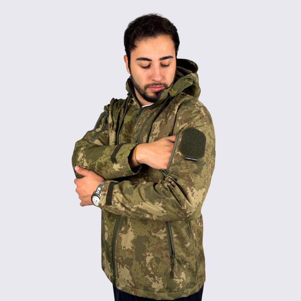 Taktik Askeri Kamuflaj Softshell Mont Taktik Askeri Kamuflaj Softshell Mont