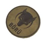 boru kurt bej pec patch cirtli