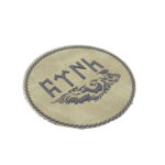 kurt gokturkce turk yazili pec arma sticker patch bej1