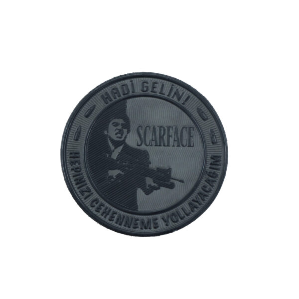 scarface hadi gelin pec arma patch sticker haki1