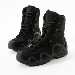 siyah askeri bot Single Sword Hakiki Deri Su Geçirmez askeri malzeme