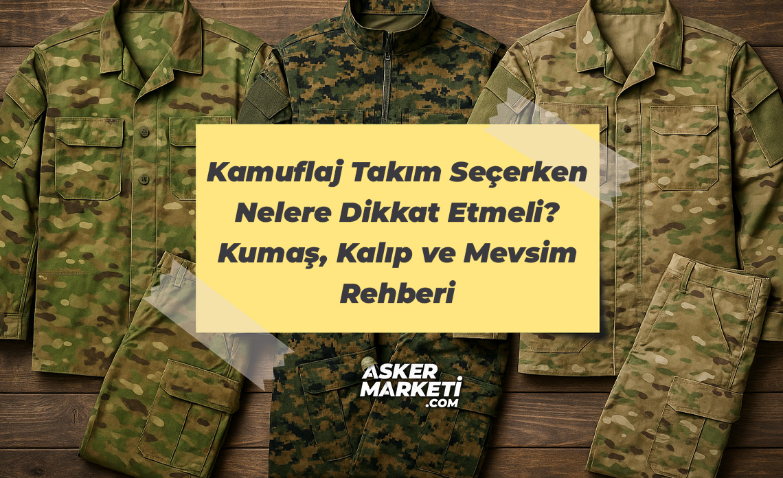 Kamuflaj Takım Seçerken Nelere Dikkat Etmeli? Kumaş, Kalıp ve Mevsim Rehberi 1 Kamuflaj Takım Seçerken Nelere Dikkat Etmeli Kumaş, Kalıp ve Mevsim Rehberi