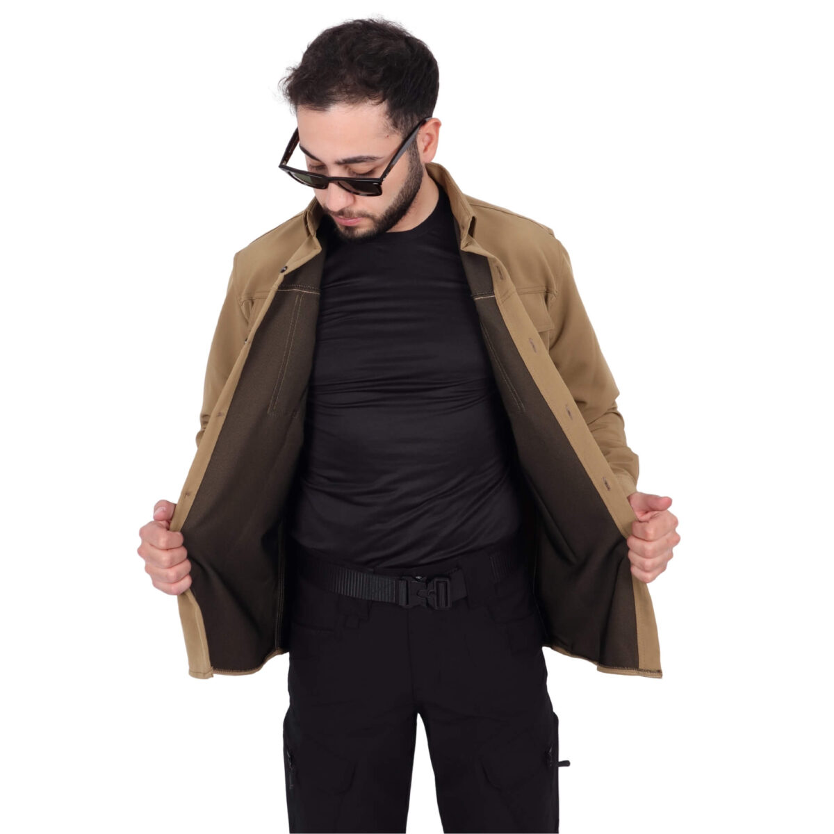 taktik gömlek bej11