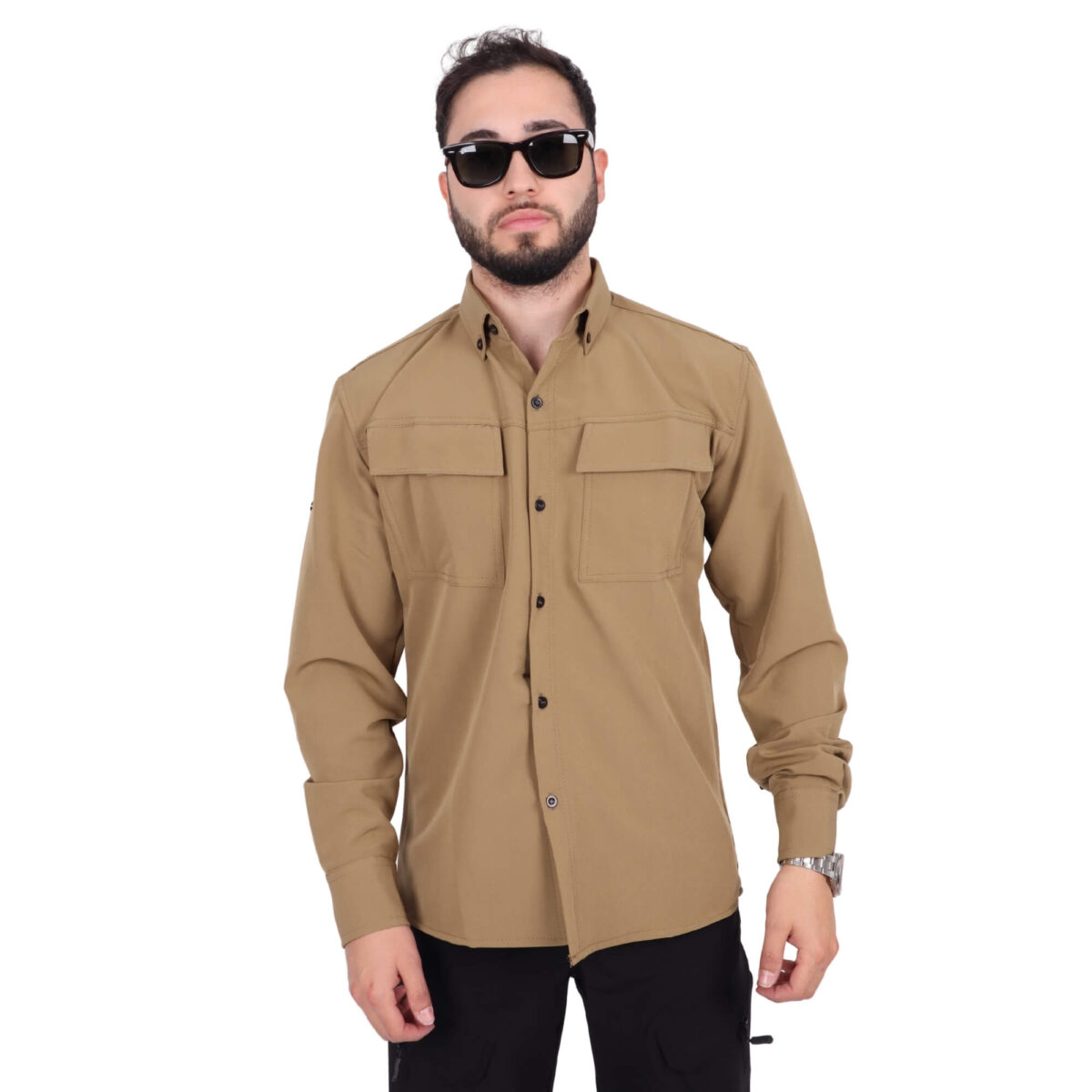 taktik gömlek bej13