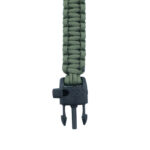 Pusulalı Bıçaklı Haki Paracord Bileklik M318
