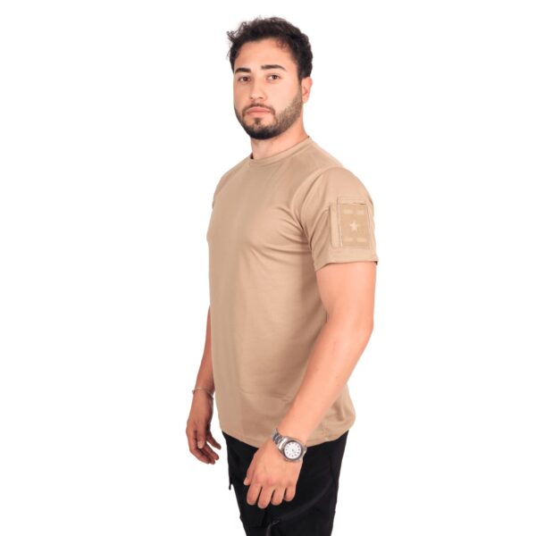 bej rengi taktik tshirt 1