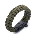 haki pusulali bicakli paracord bileklik m21