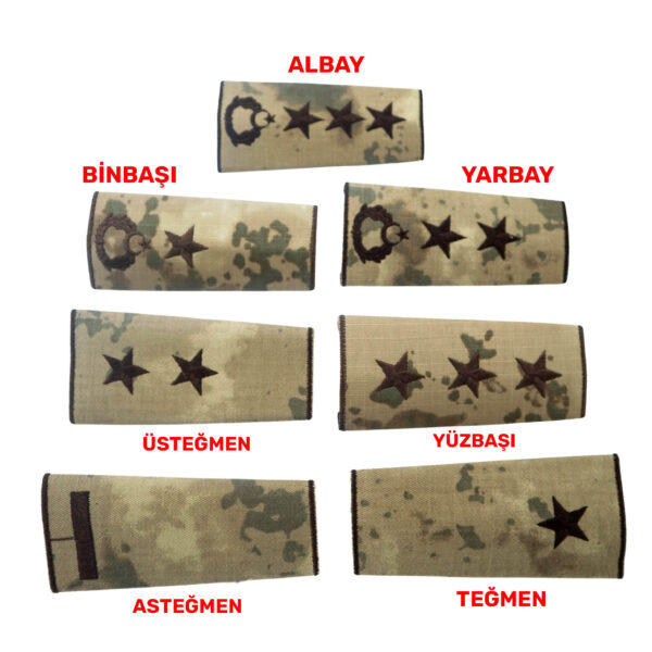 jandarma subay omuz rutbeleri astegmen tegmen albay ustegmen binbasi yarbay