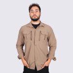 Bej Taktik Gömlek