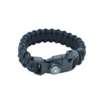 Pusulalı Bıçaklı siyah Paracord Bileklik Model3 6