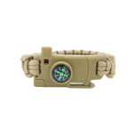 bej pusulali bicakli paracord bileklik m4 6