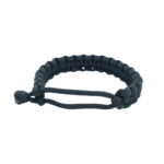 siyah Ayarlanabilir Haki Paracord Bileklik Düz M1 4