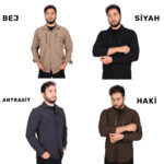 taktik gomlek siyah bej haki antrasit