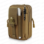 Taktik Bej Modüler Molle Telefon ve Çok Amaçlı Taşıma Çantası