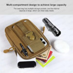 Taktik Bej Modüler Molle Telefon ve Çok Amaçlı Taşıma Çantası