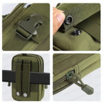 Taktik Haki Modüler Molle Telefon ve Çok Amaçlı Taşıma Çantası