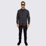 antrasit taktik gomlek siyah pantolon taktik kombin