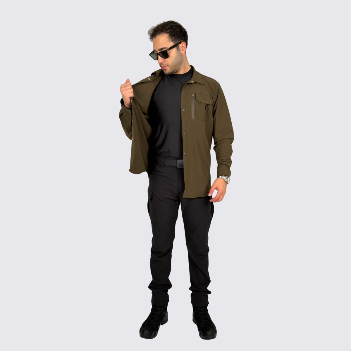 haki-taktik-gomlek-siyah-pantolon-taktik-kombin haki taktik gomlek siyah pantolon taktik kombin