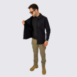 siyah taktik gomlek bej pantolon taktik kombin2