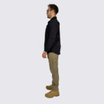 siyah taktik gomlek bej pantolon taktik kombin4