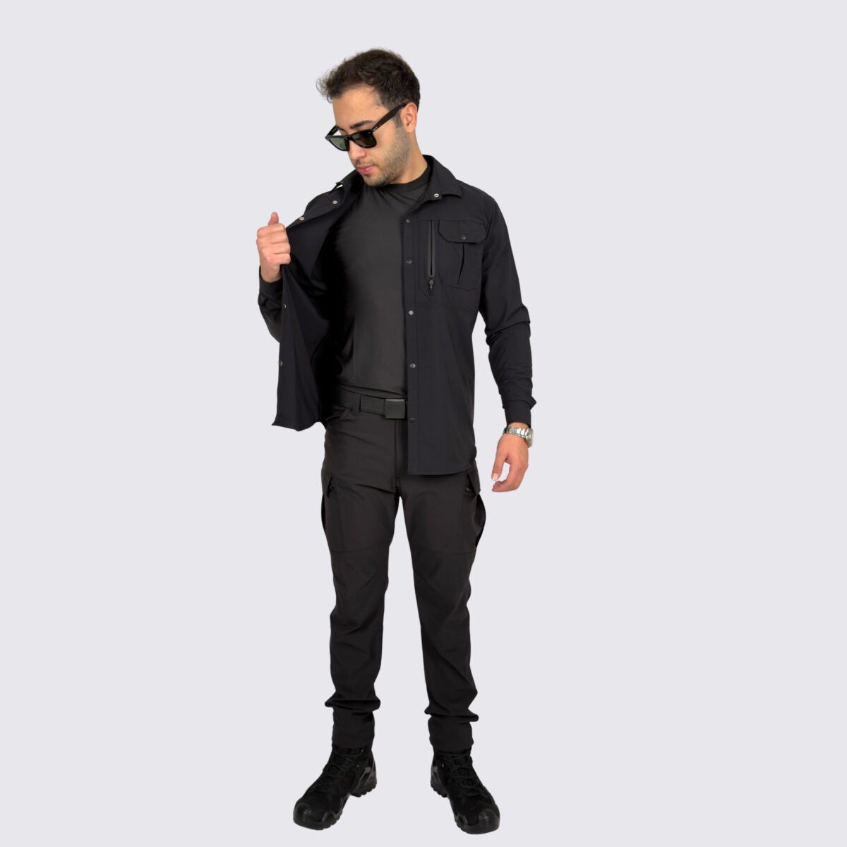 siyah-taktik-gomlek-siyah-pantolon-taktik-kombin4 siyah taktik gomlek siyah pantolon taktik kombin4