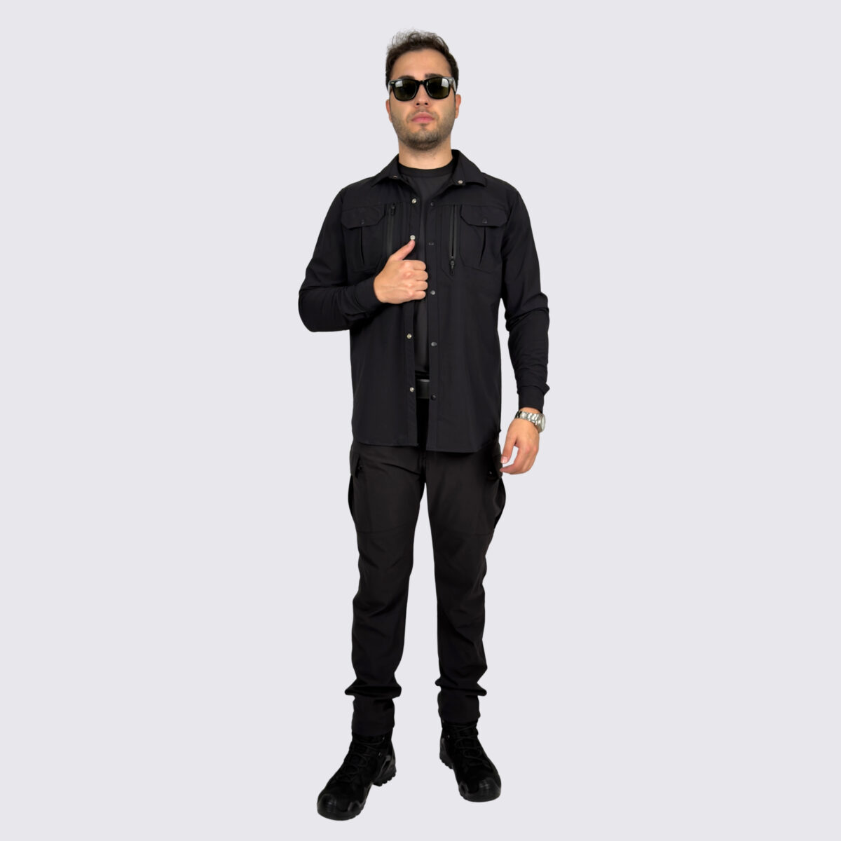 siyah-taktik-gomlek-siyah-pantolon-taktik-kombin5 siyah taktik gomlek siyah pantolon taktik kombin5