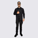 siyah taktik gomlek siyah pantolon taktik kombin5