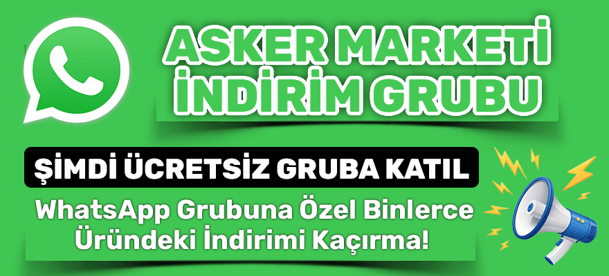 Asker Marketi WhatsApp İndirim Grubu