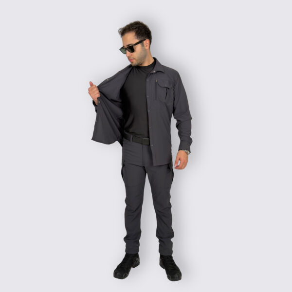 antrasit taktik gomlek antrasit pantolon taktik kombin6