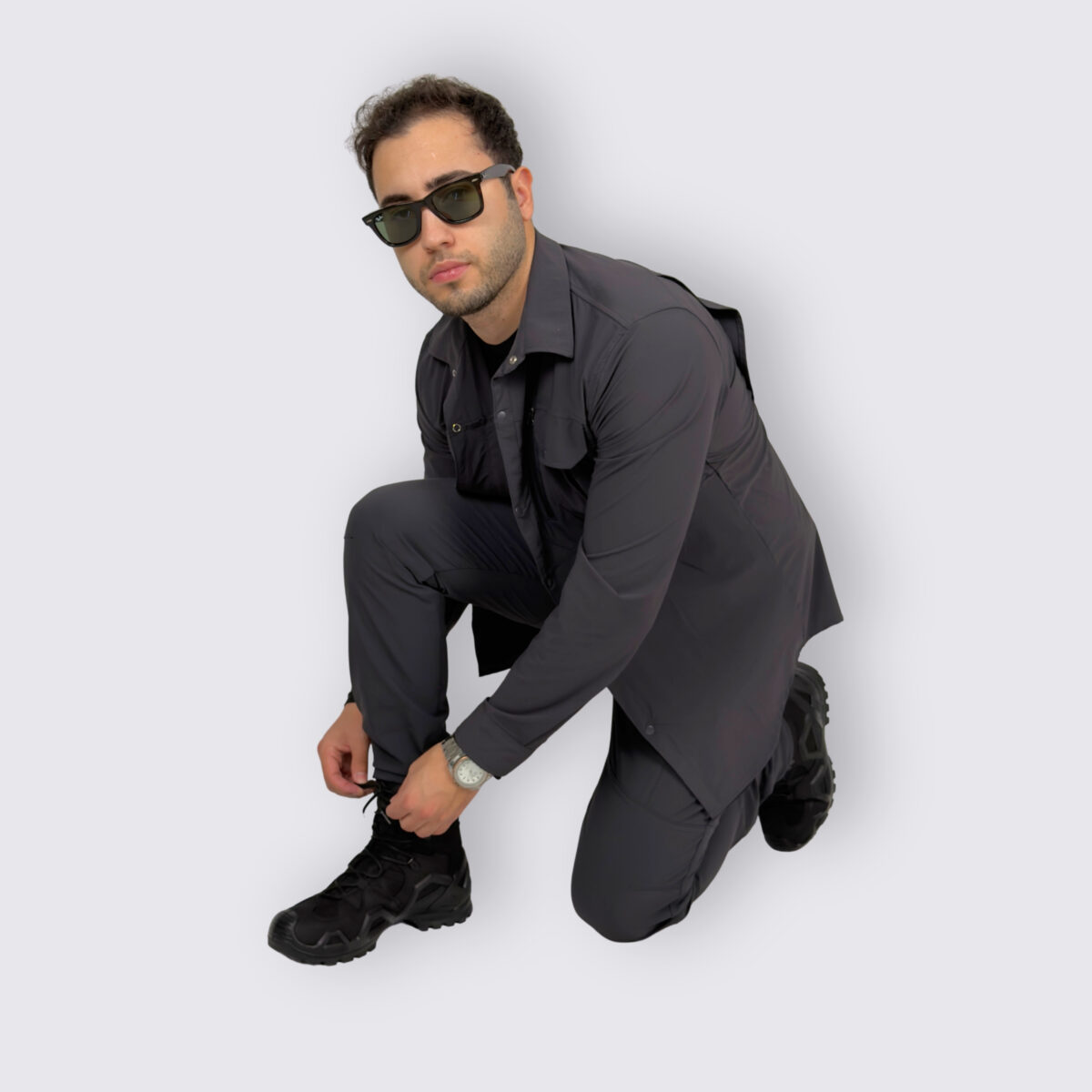 antrasit taktik gomlek antrasit pantolon taktik kombin9